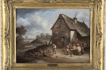 DAVID TENIERS D.Y, hans art, olja på duk, ej signerad, 1800-tal.