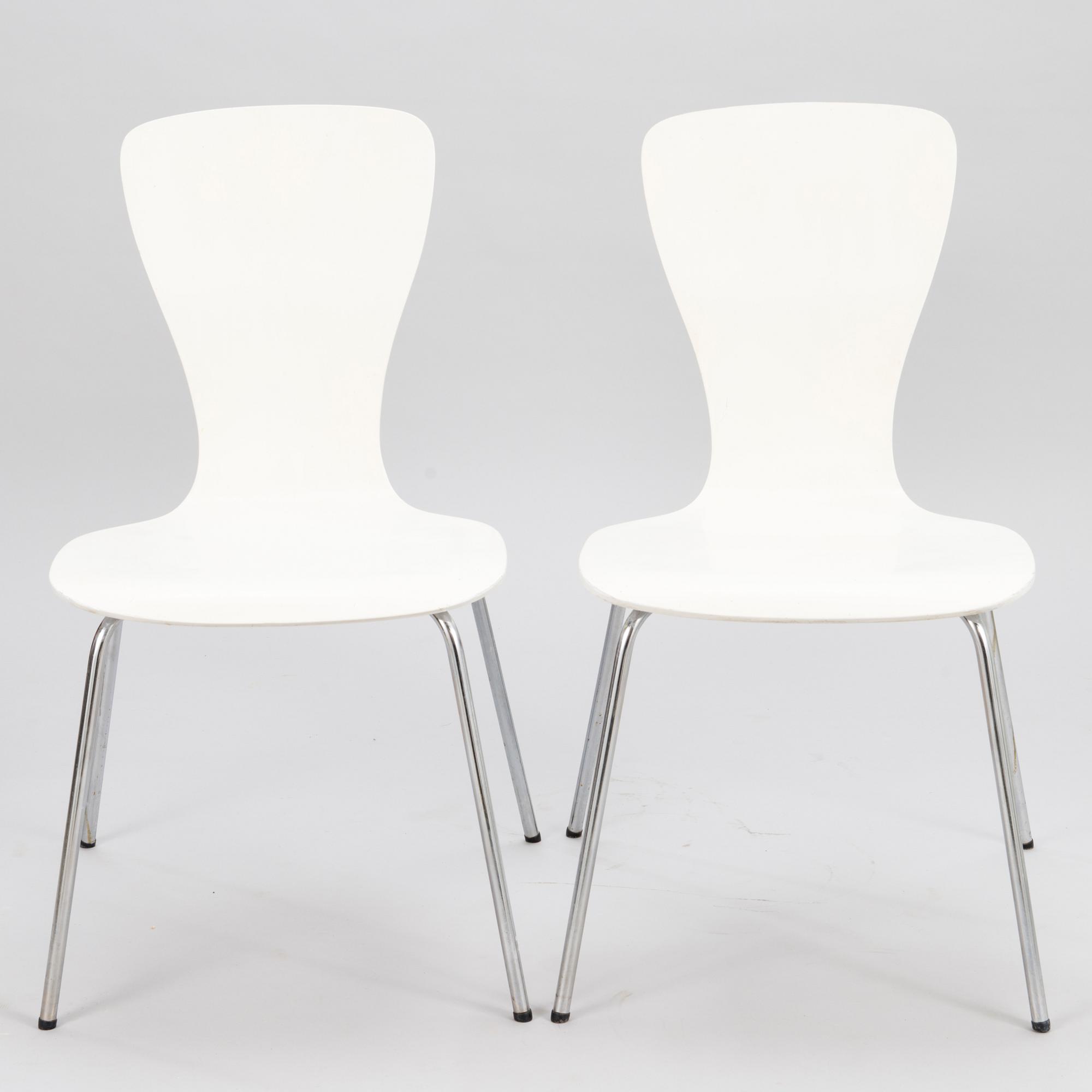 TAPIO WIRKKALA, tuoleja, 6 kpl, "Nikke", Asko 1950-luku.