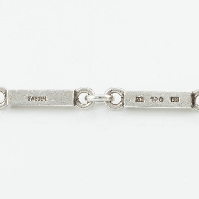 Wiwen Nilsson, a sterling silver necklace, Lund 1942.