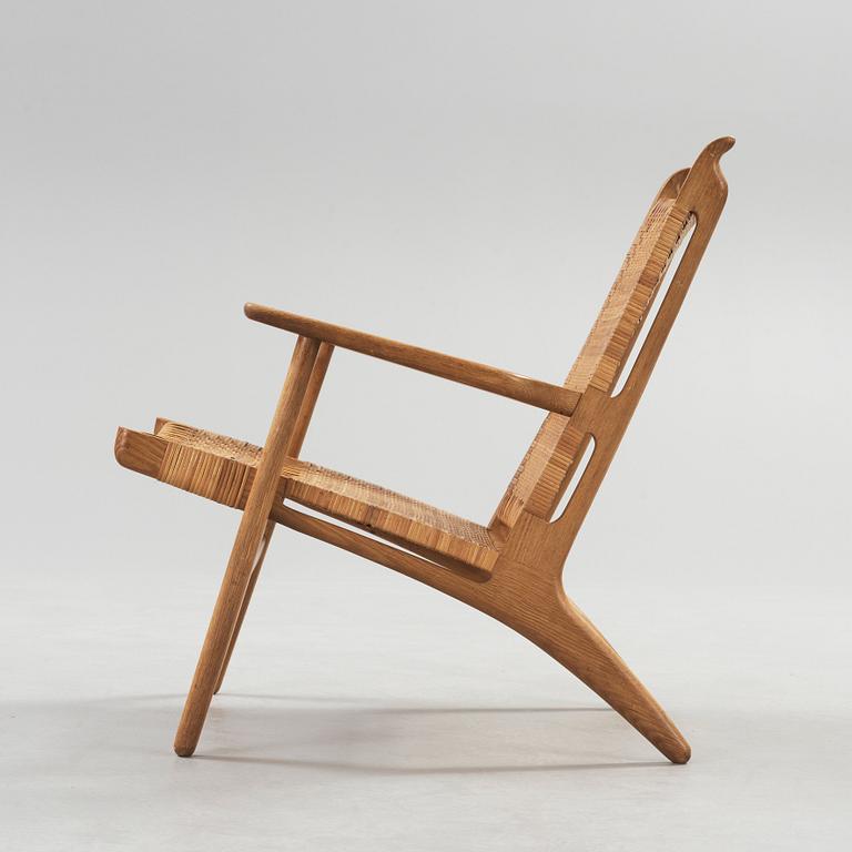 HANS J WEGNER, fåtölj "CH 27", Carl Hansen & Son, Danmark, 1950-tal.