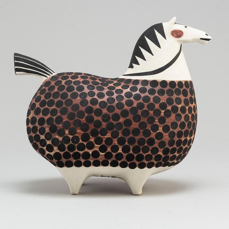 A 'Springare' stoneware figurine by Stig Lindberg, Gustavsberg.