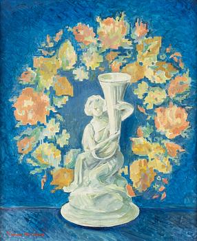 Einar Nerman, oil on panel, signed.