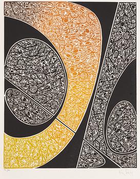 Folder with graphic prints by various artists "Les Hypergraphies".