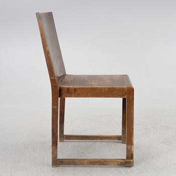 A functionalist chair, 1930s.