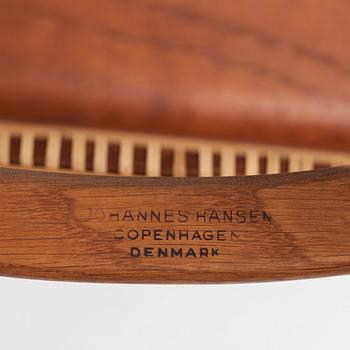 Hans J. Wegner, a pair of "The Chair", JH501, Johannes Hansen, Denmark.