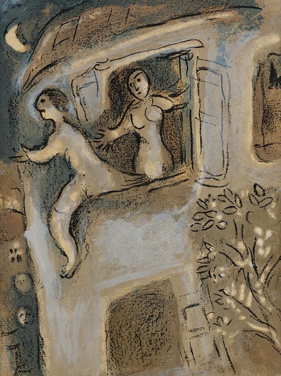 Marc Chagall, After, from Verve no 37-38 1960.