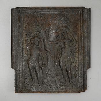 SÄTTUGNSPLATTA, gjutjärn, 1800-tal.