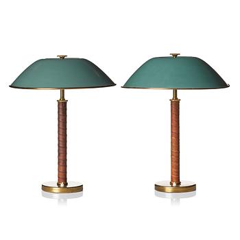 366. Nordiska Kompaniet, Two Swedish Modern table lamps, Sweden 1940s.