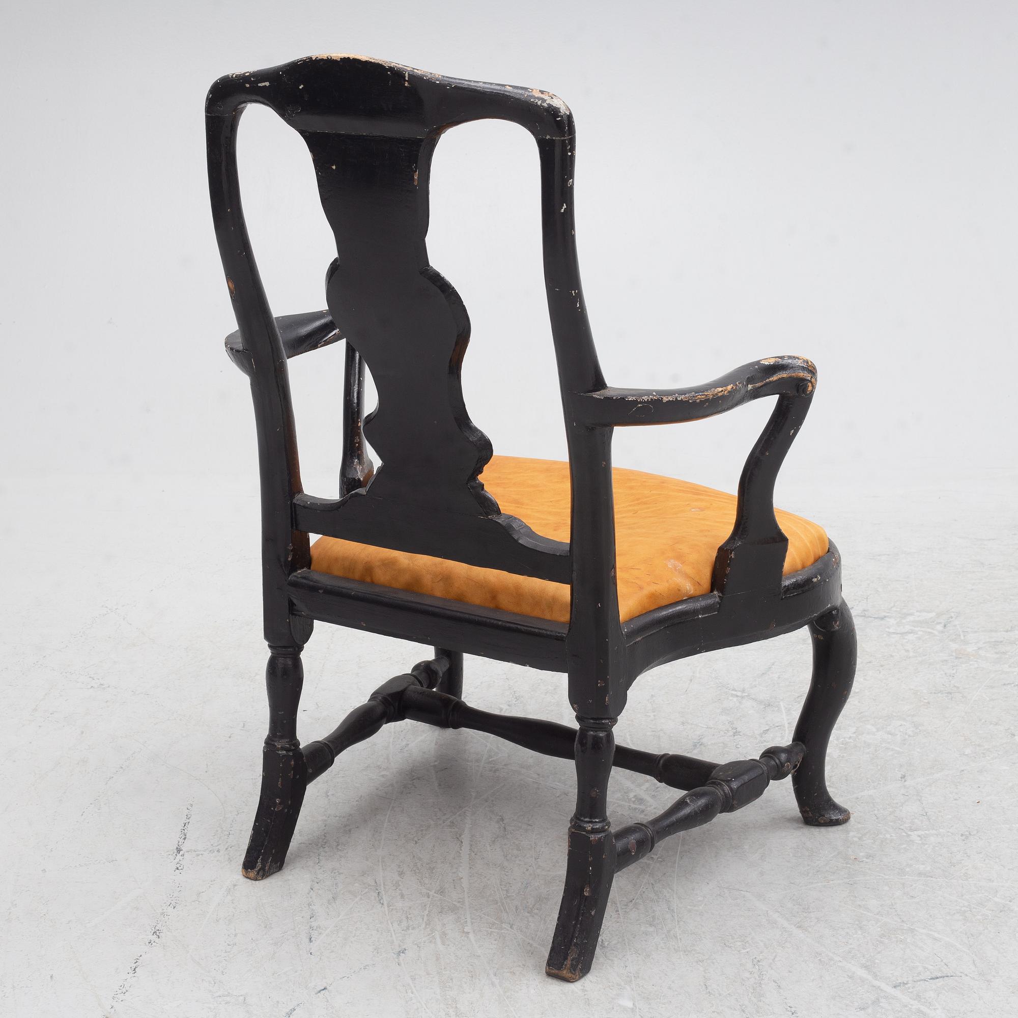 Armchair, Rococo, mid-18th century.