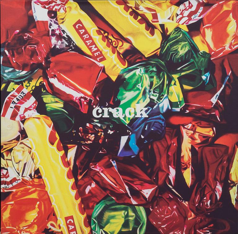 PHILIPPE HUART, färgserigrafi på duk, signerad och numrerad HC 11/11, daterad 2010.