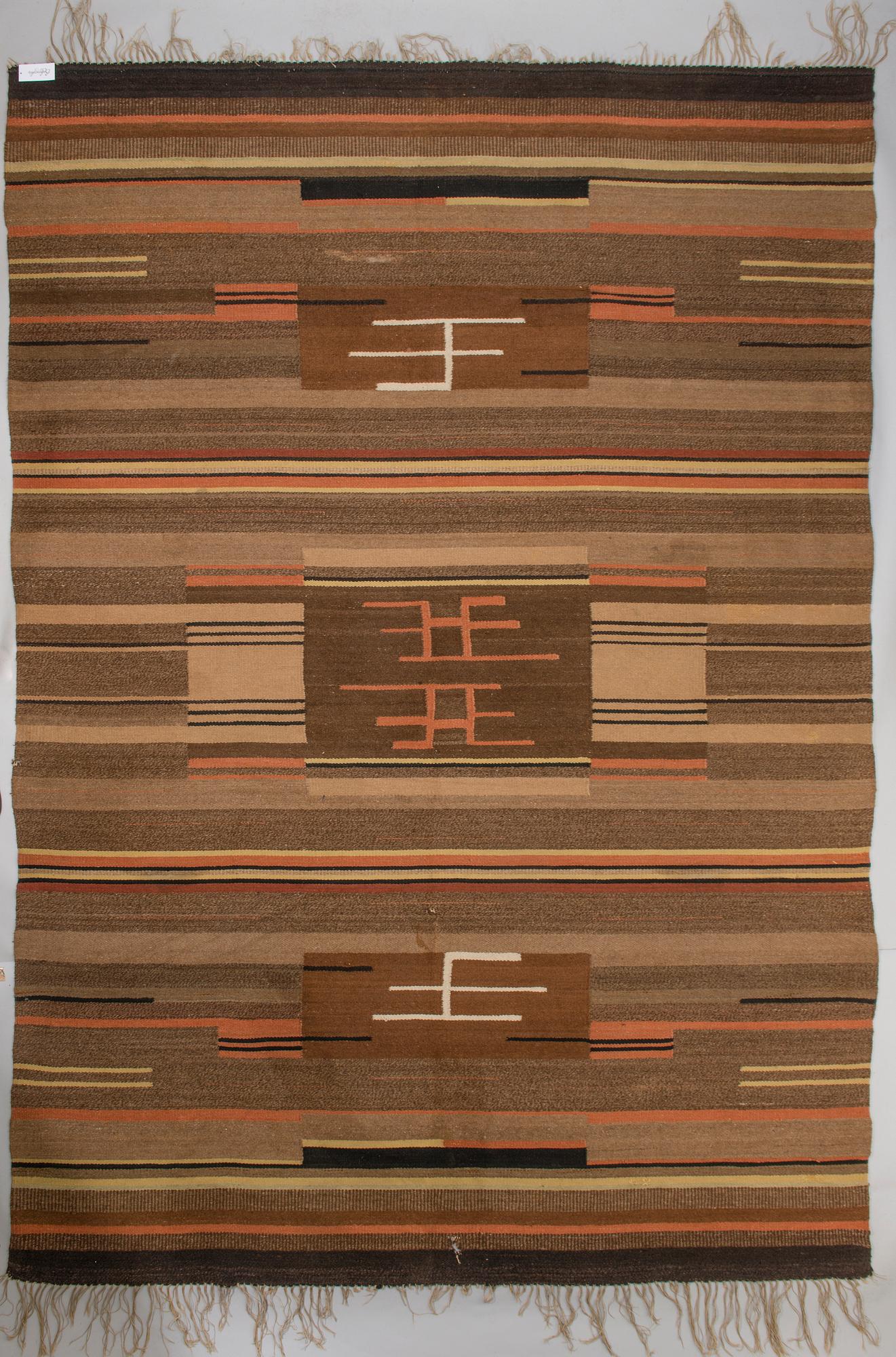 KARVALANKAMATTO, Suomi, 1930-luku. Noin 353x249 cm.