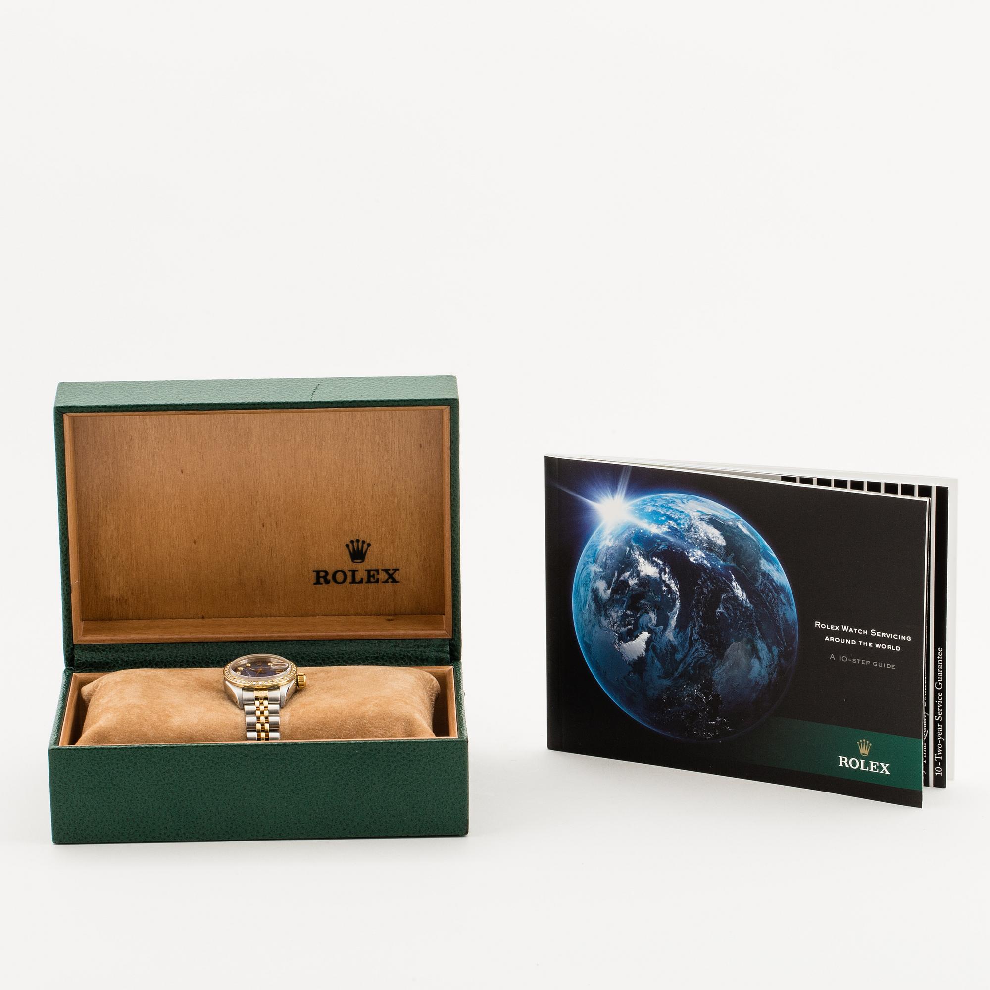 Rolex, Oyster Perpetual, Datejust, Chronometer, wristwatch, 26 mm.