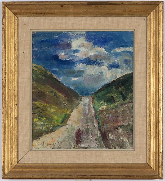 Agda Holst, Vandrare på väg.