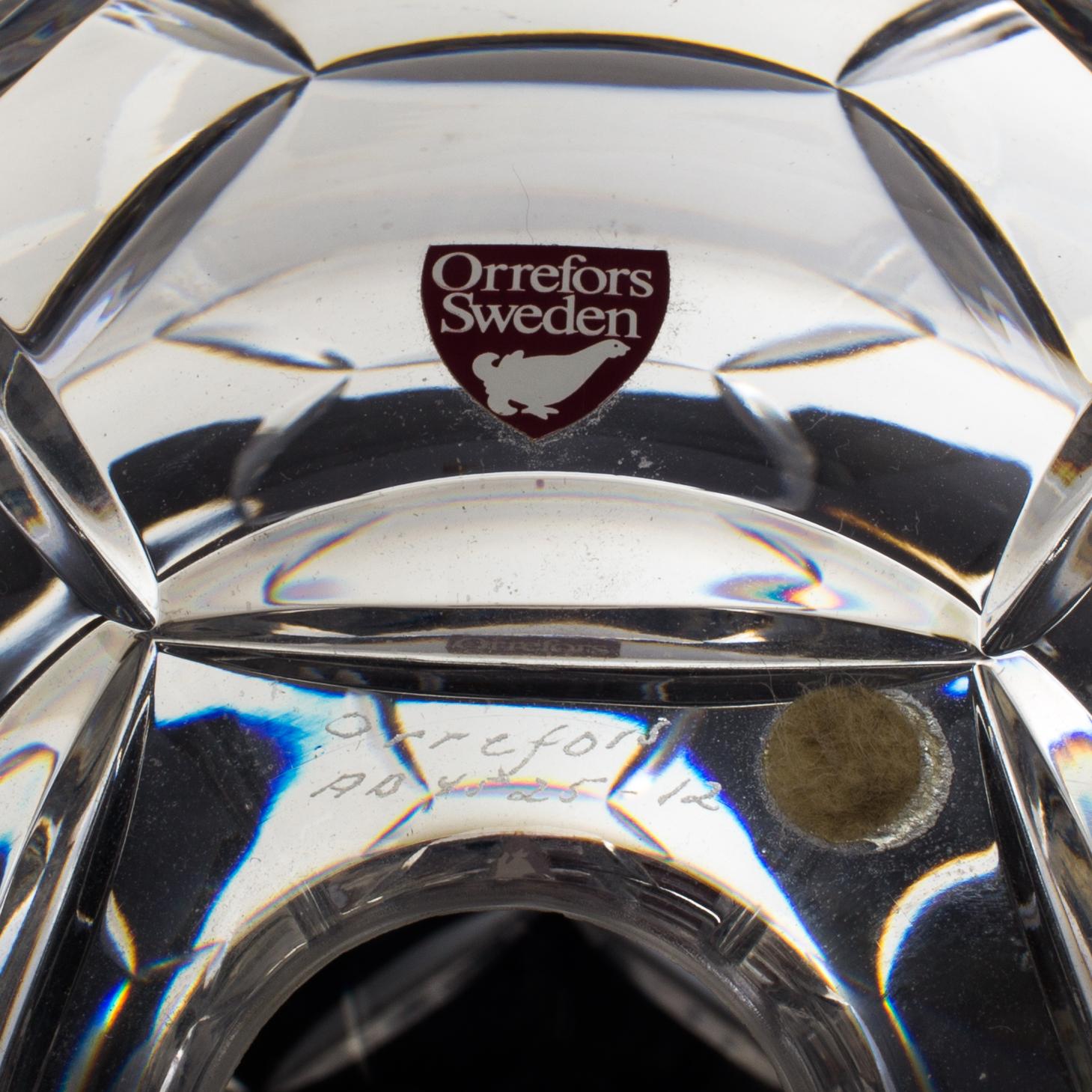 ARNE BRANZELL, Orrefors, skulptur av kristall. 1900-talets slut/ 2000-tal.