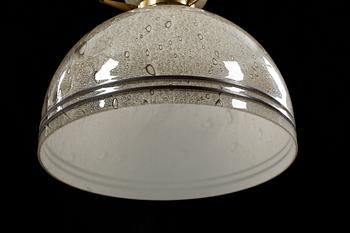A ceiling lamp from Flygsfors, second half of the 20th century. Height excl. chains ca 38 cm.