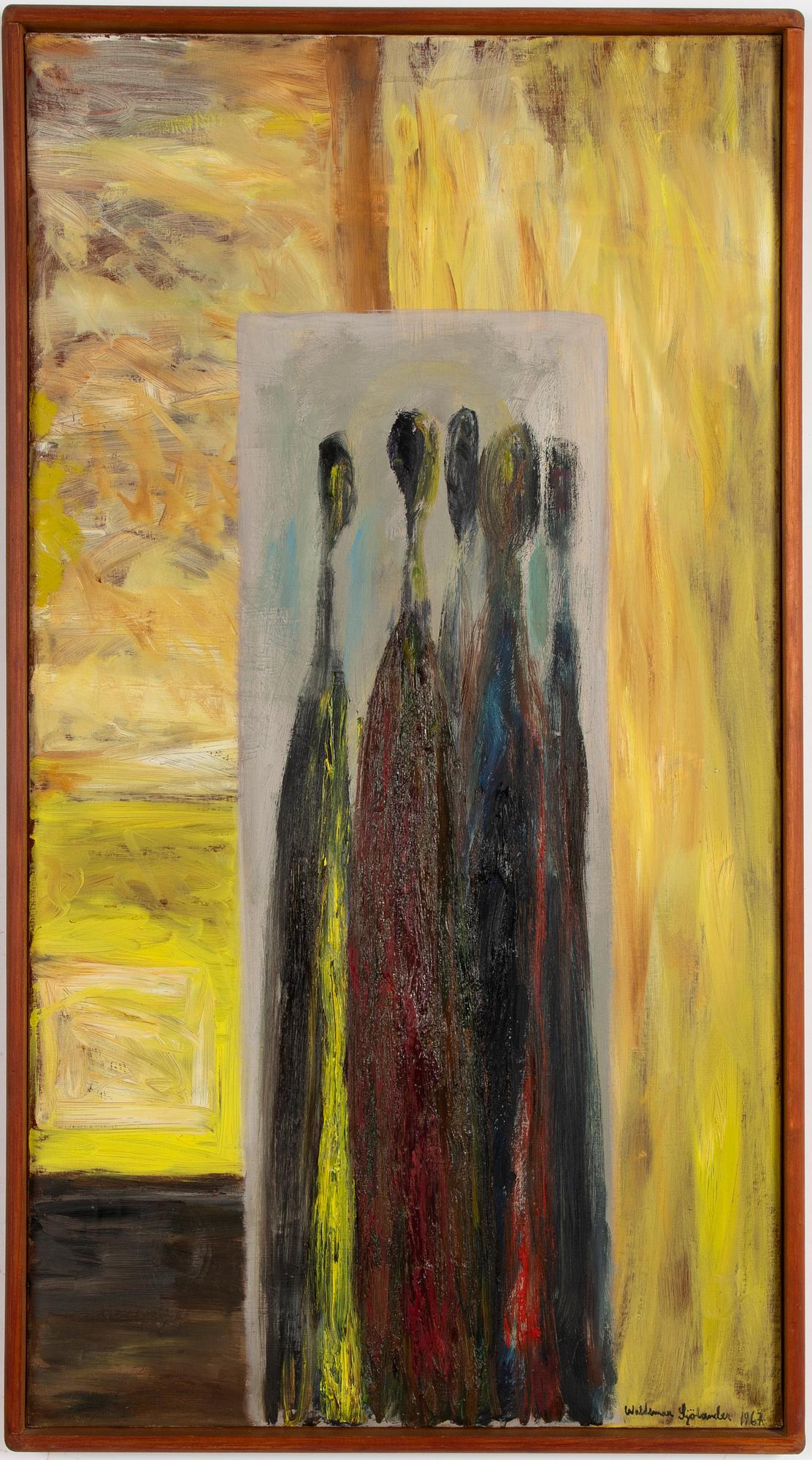 Waldemar Sjölander, Fem figurer.