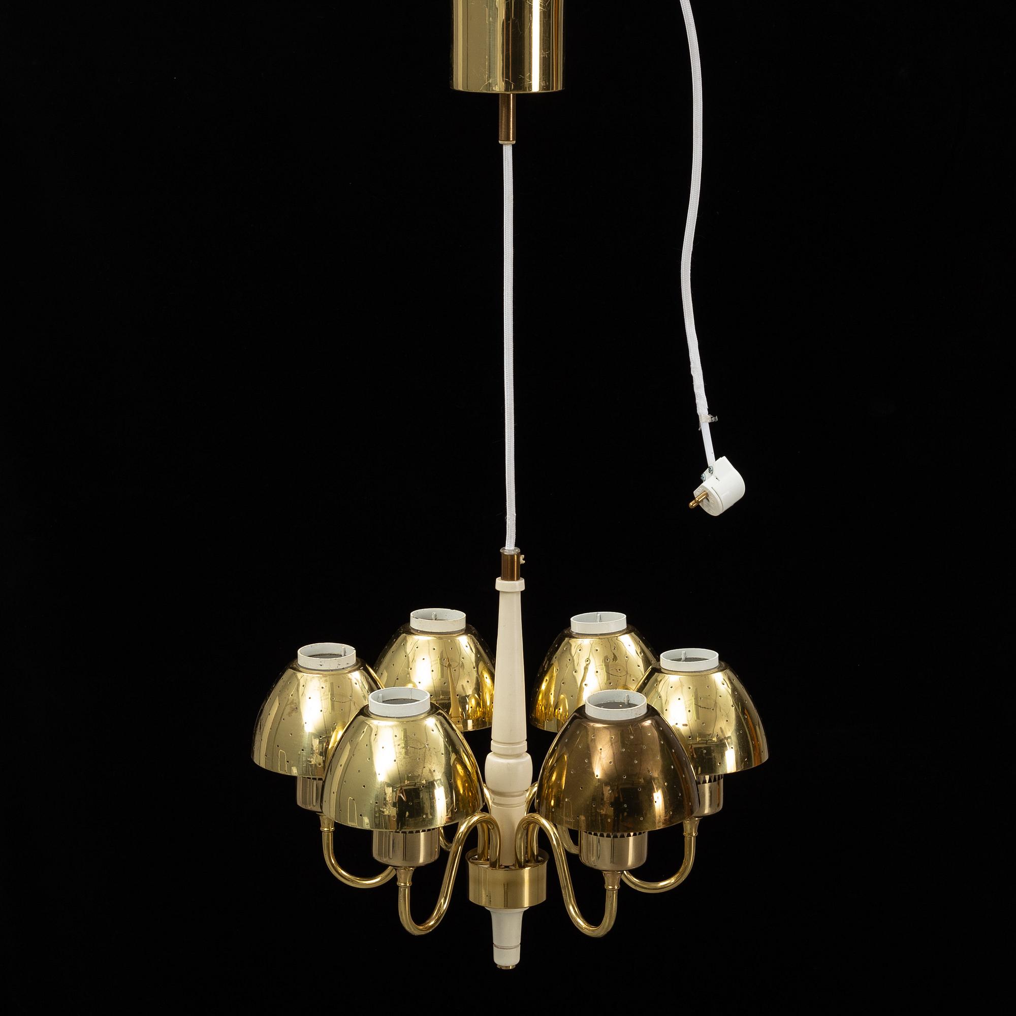 A 'T526' ceiling lamp by Hans-Agne Jakobsson, Markaryd.