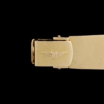 ARMBANDSUR, herr, 18k guld, Longines, 1970-tal. Total vikt 61.2g.