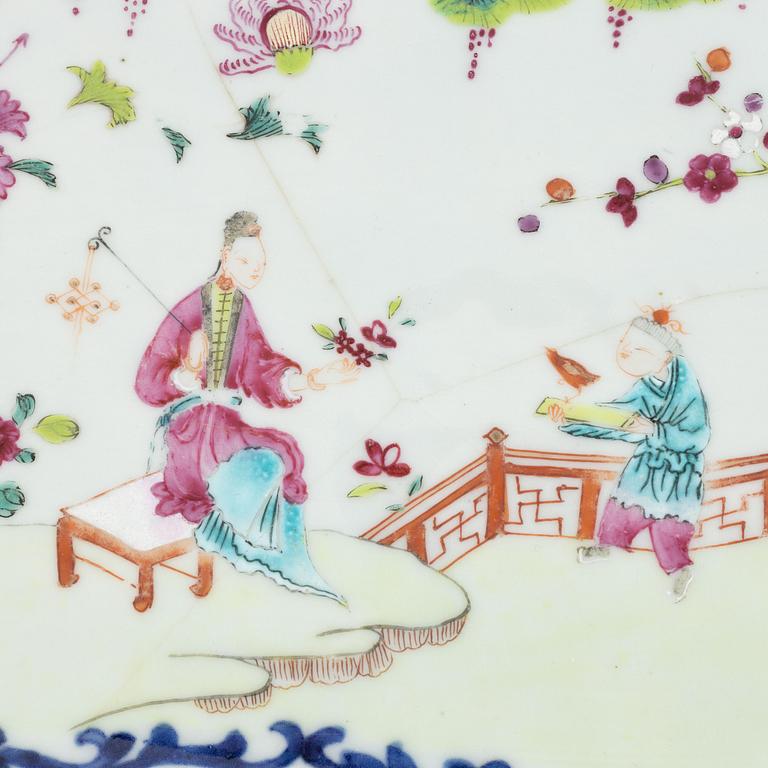 Parti porslin, 4 delar, Kina, 1700-1800-tal.