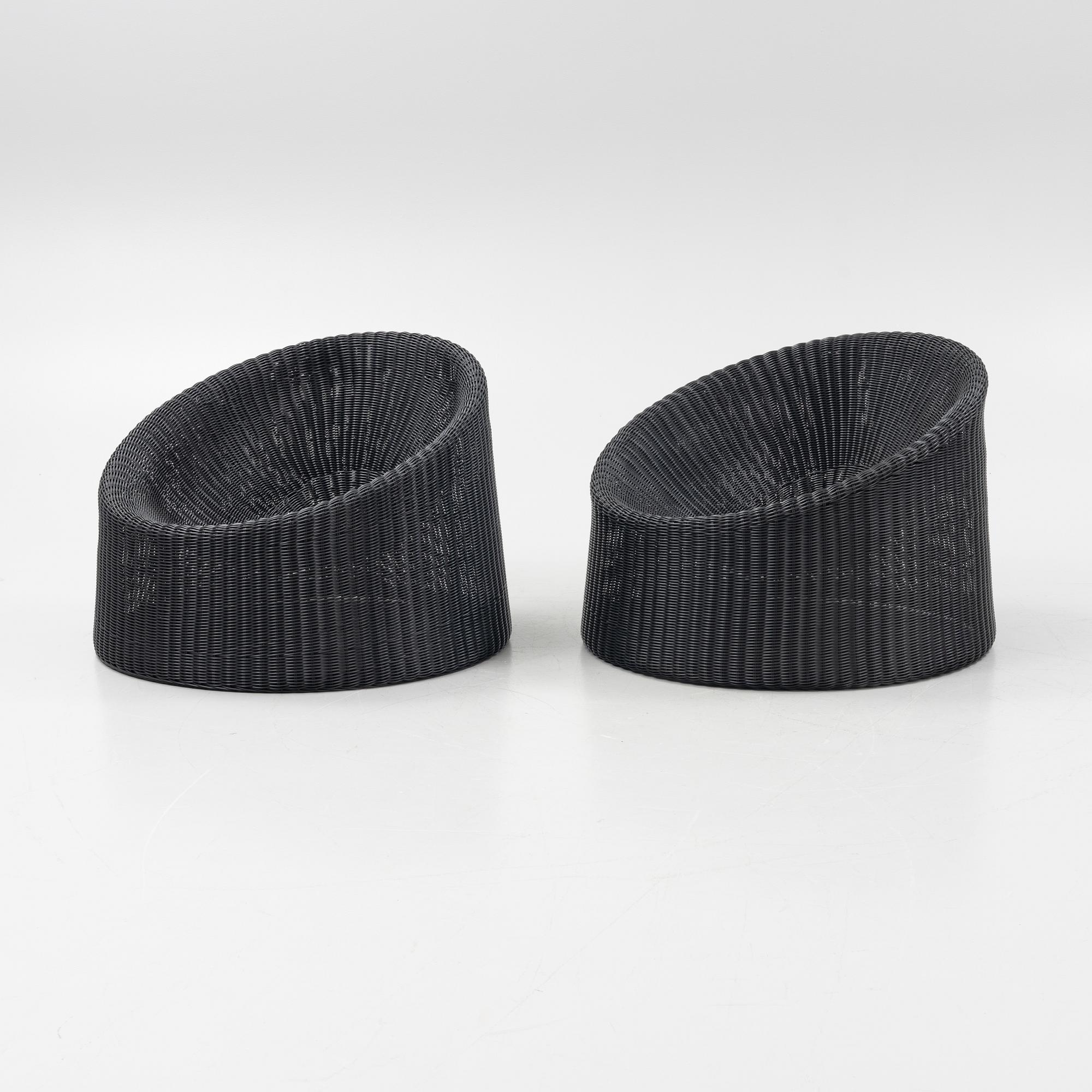 Eero Aarnio, fåtöljer ett par, "Elephant Boot", formgiven 1961.