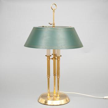 BORDSLAMPA, s.k Bouillotte. Örsjö Industri AB, 1900-talets andra hälft.