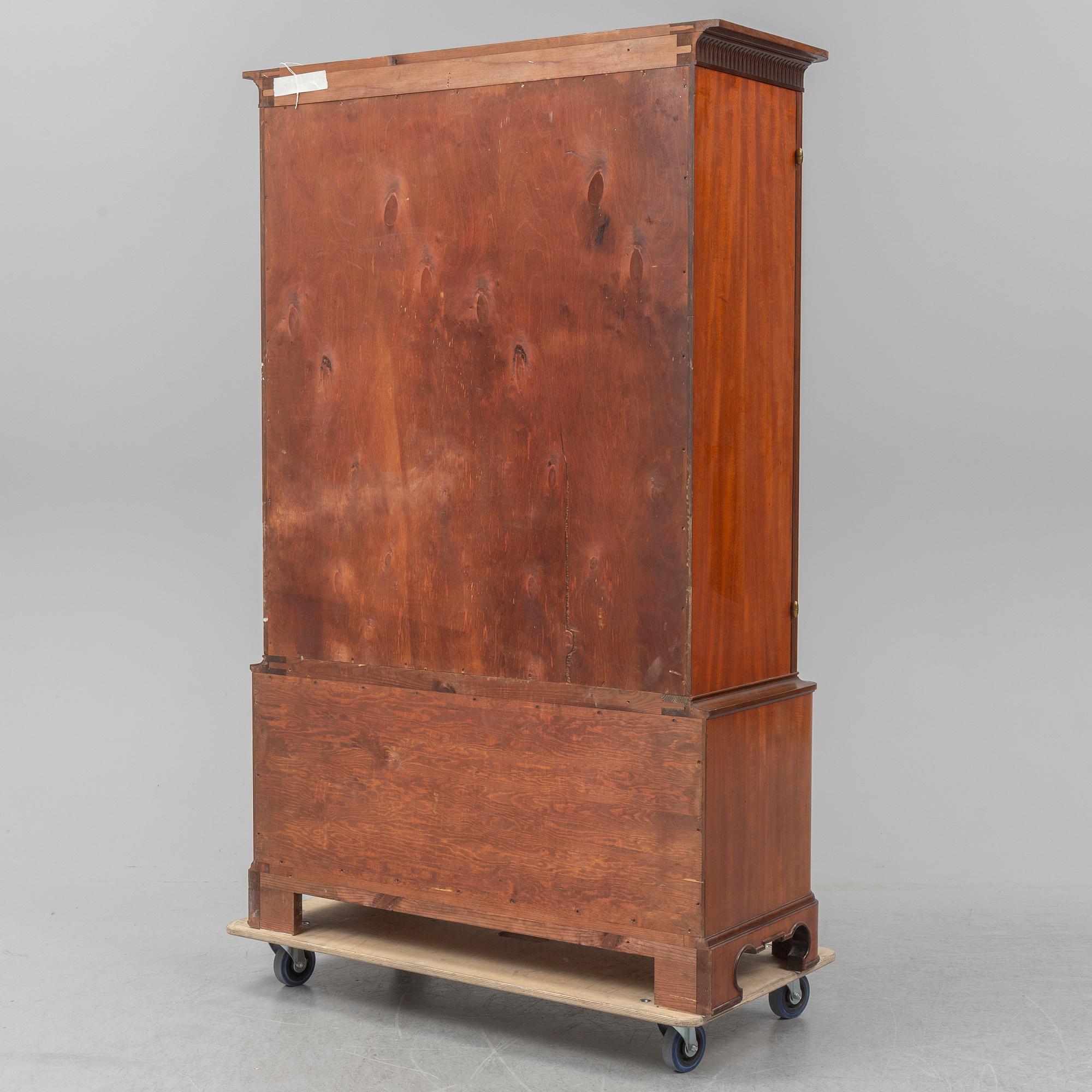 AXEL BÄCK,  a mahogany cabinet from Eksjö, 1948.