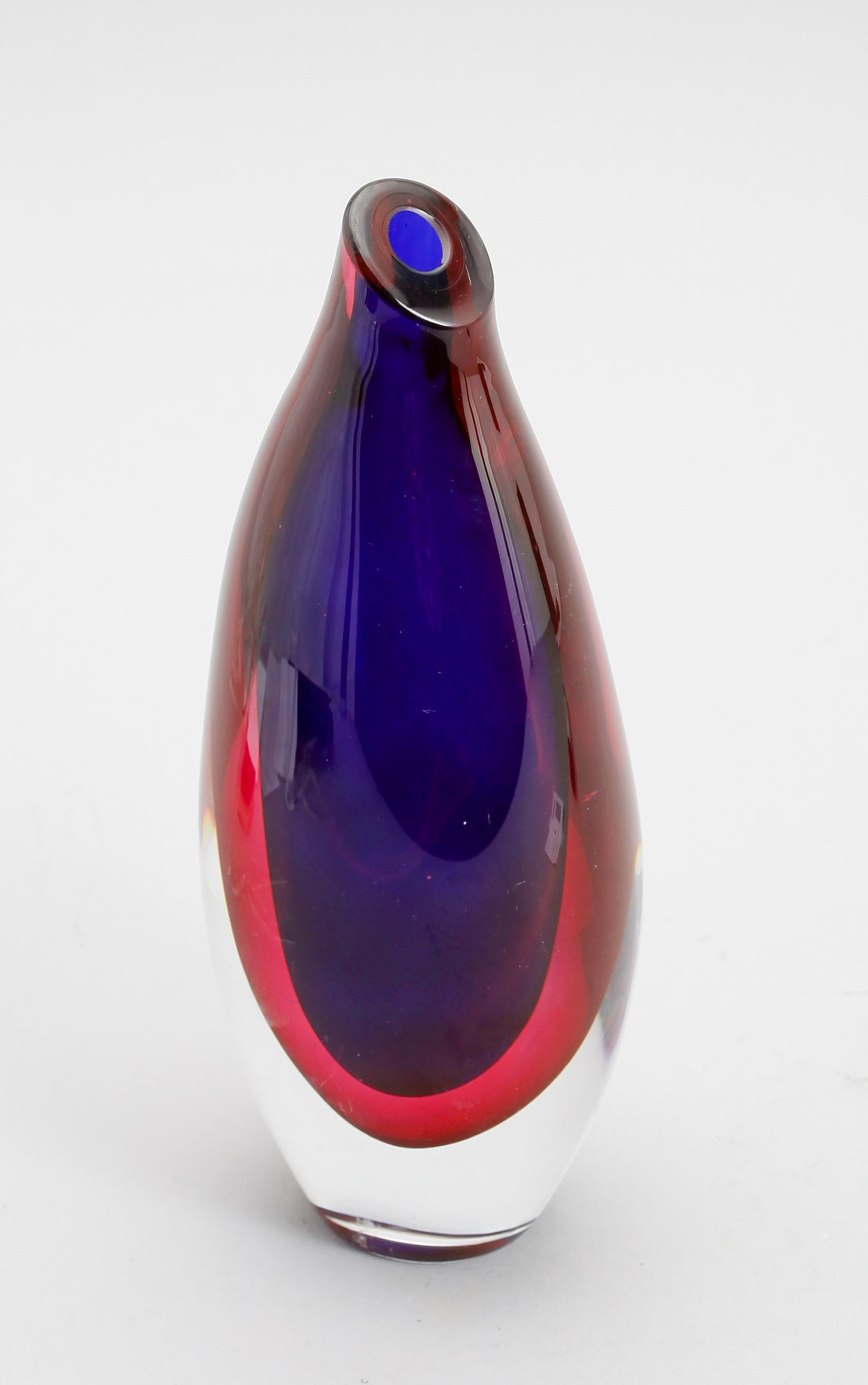VAS, glas, Ernest Gordon, Kosta, signerad.