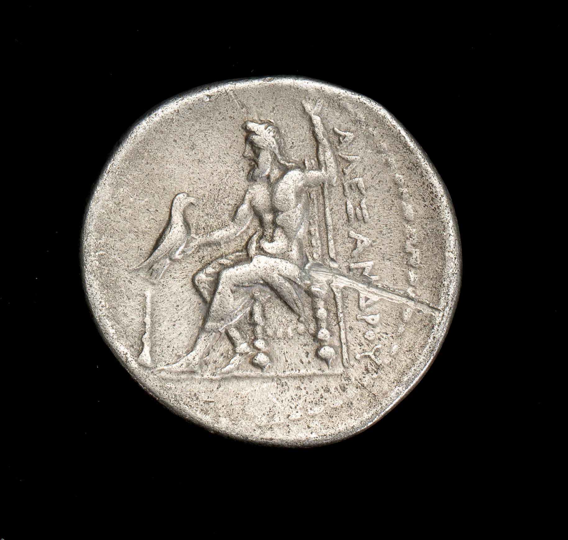 MYNT, silver. Alexander III (den Store). Grekland, ca 17 gram.