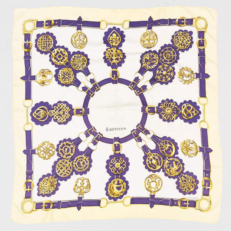 Hermès, Scarf, "Cuivreries".