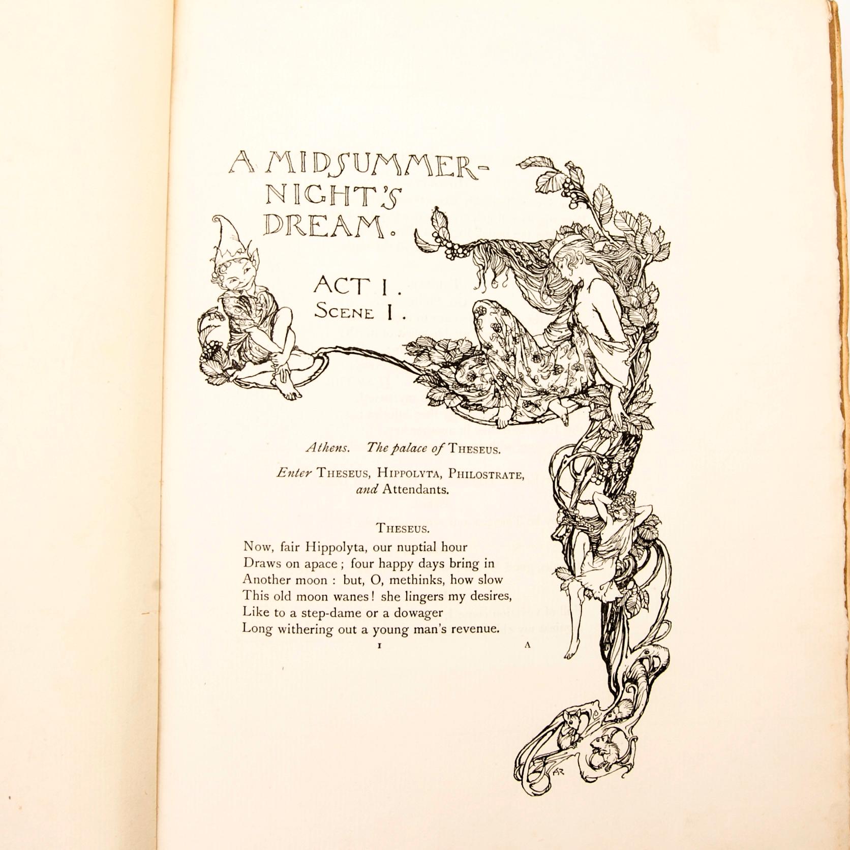 Arthur Rackham, book, “A Midnight's Dream”, no. 632/1000, 1908.