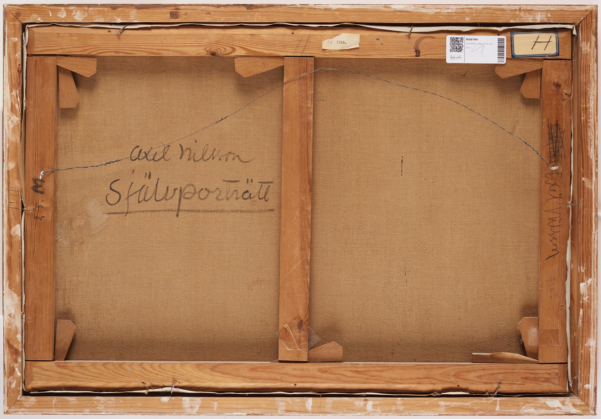 Axel Nilsson, "Självporträtt".