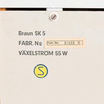 RADIOGRAMMOFON, "Phonosuper SK-5", Hans Gugelot & Dieter Rams, Braun AG, Tyskland, 1950-60-tal.