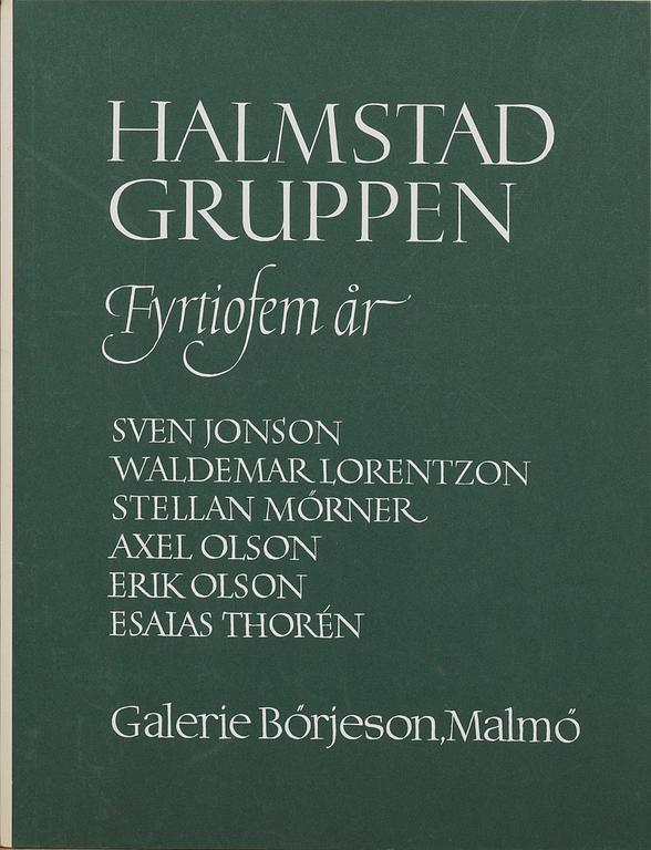 Halmstadgruppen 50 år, a st of six lithographs in colour signed and numbered 279/350.