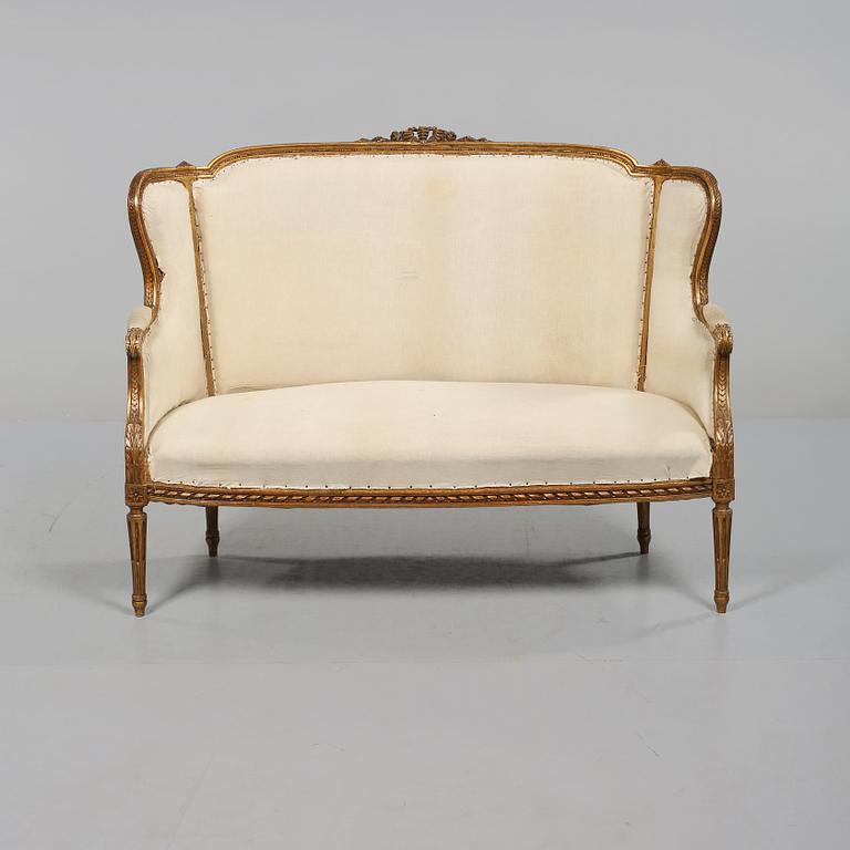 SOFFA, Louis XIV-stil, 1900-talets första hälft.