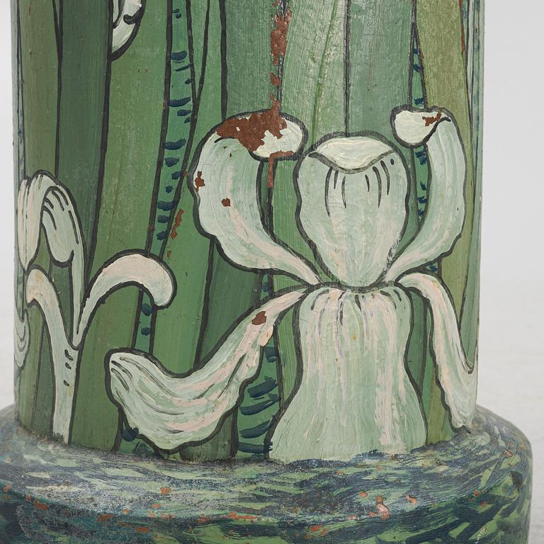 Pedestal attributed to Helmer Osslund, Art Nouveau, 1890s.