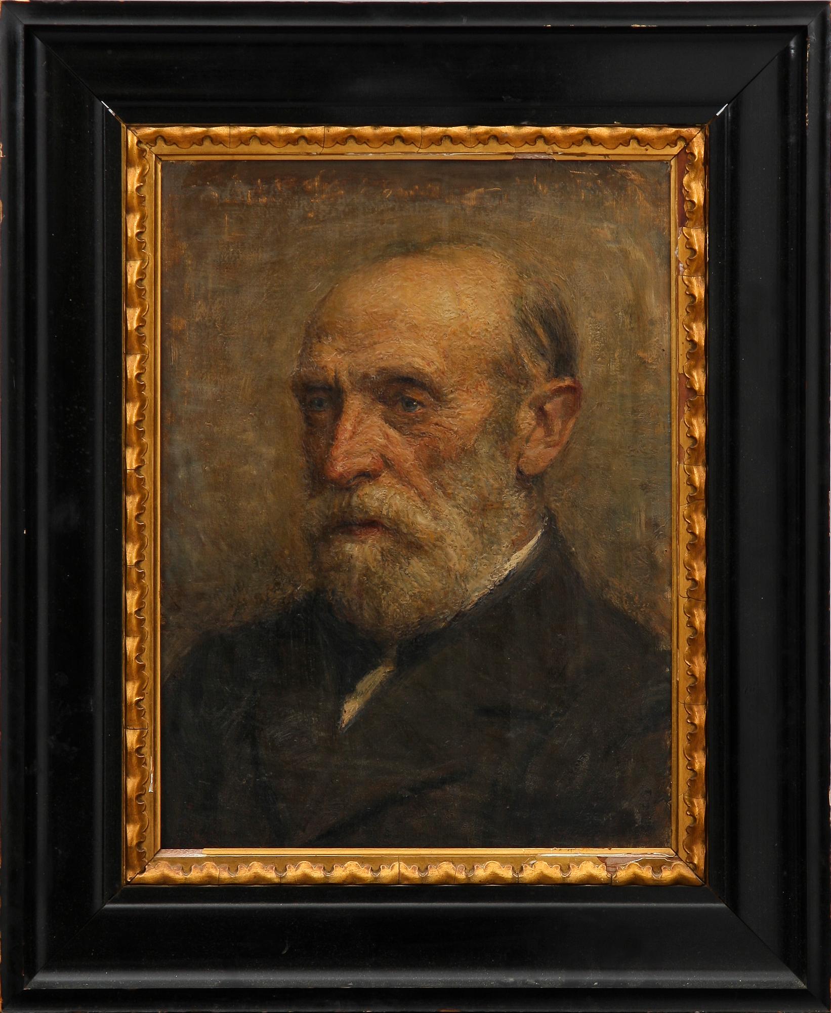 HUGO LARSEN, olja på duk, ristad sign o dat- 1903.
