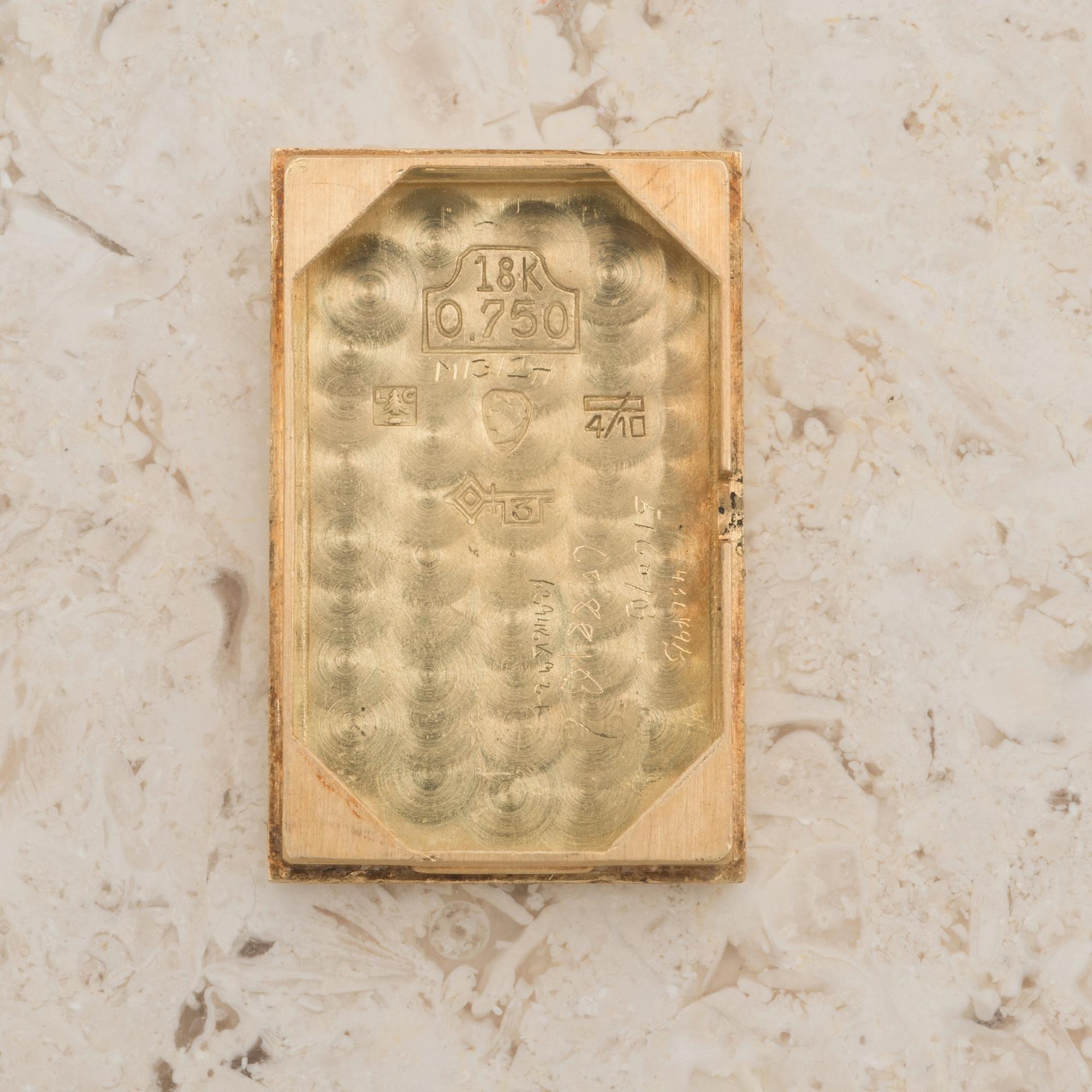 JAEGER-LECOULTRE, "Etrier Hermès",  wristwatch, 23 x 14,5 (34) mm,