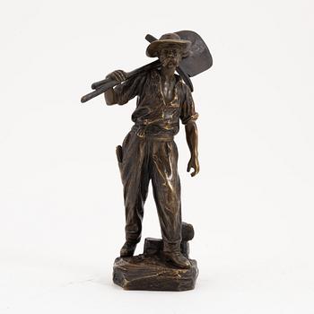 Émile Joseph Carlier, sculpture. Signed. Bronze, height 21.5 cm.