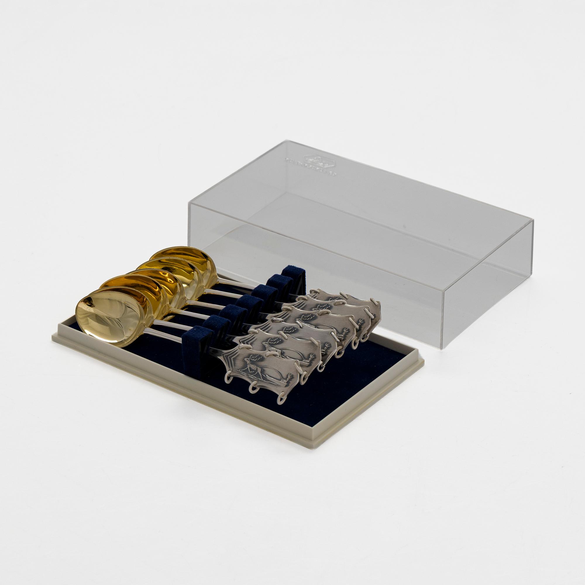 A 17-piece set of silver cutlery, Tornio and Turku, 1993 and 1984.