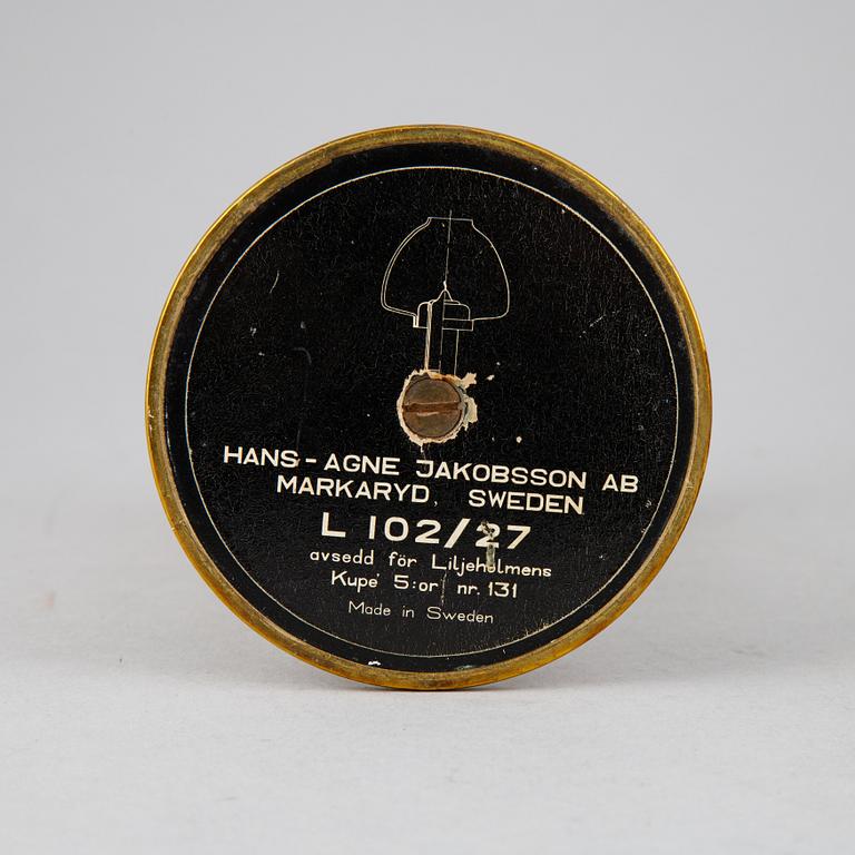 Hans-Agne Jakobsson, ljuslyktor, ett par, "L102/27", Markaryd.