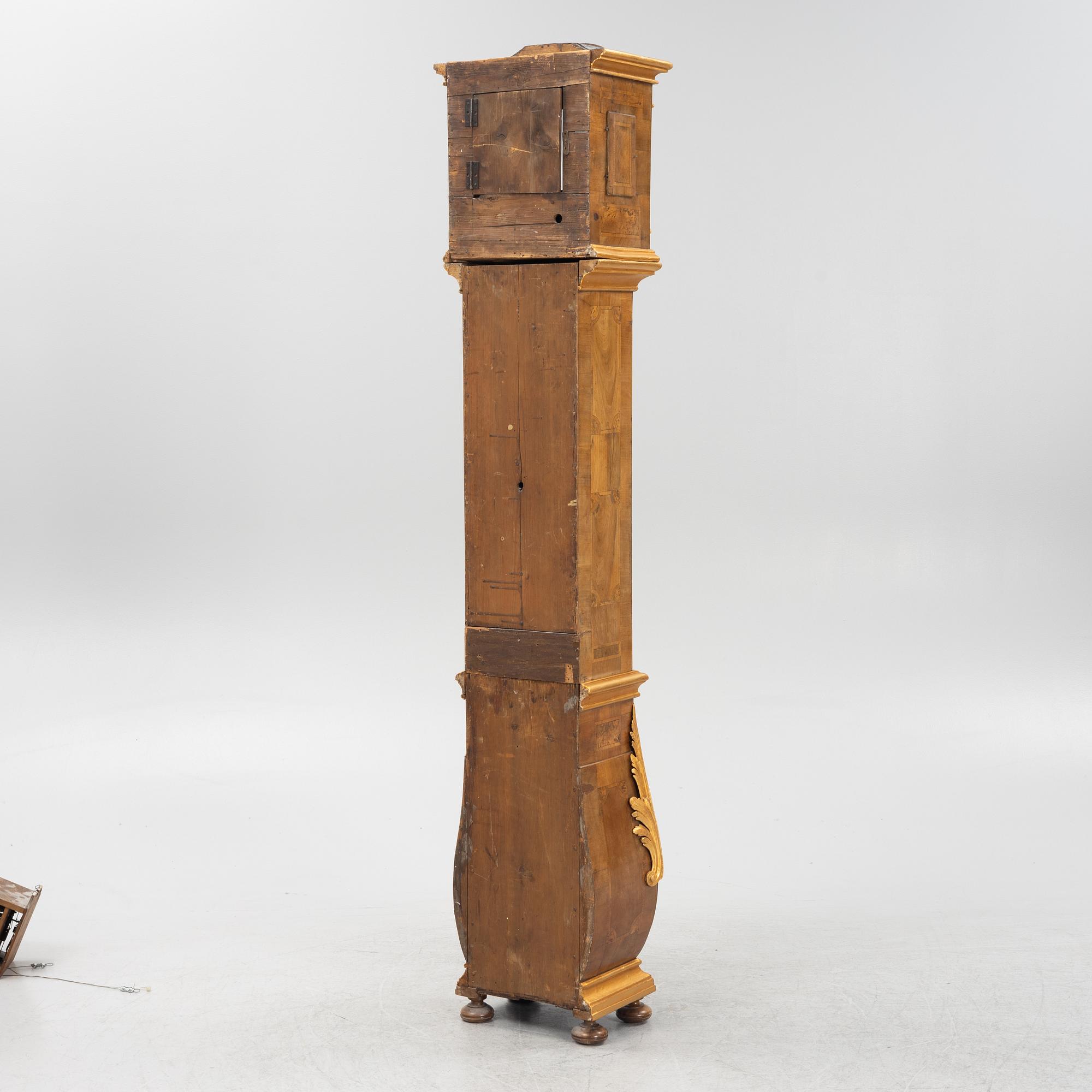 A longcase clock, Germany, 18th/19th Century.