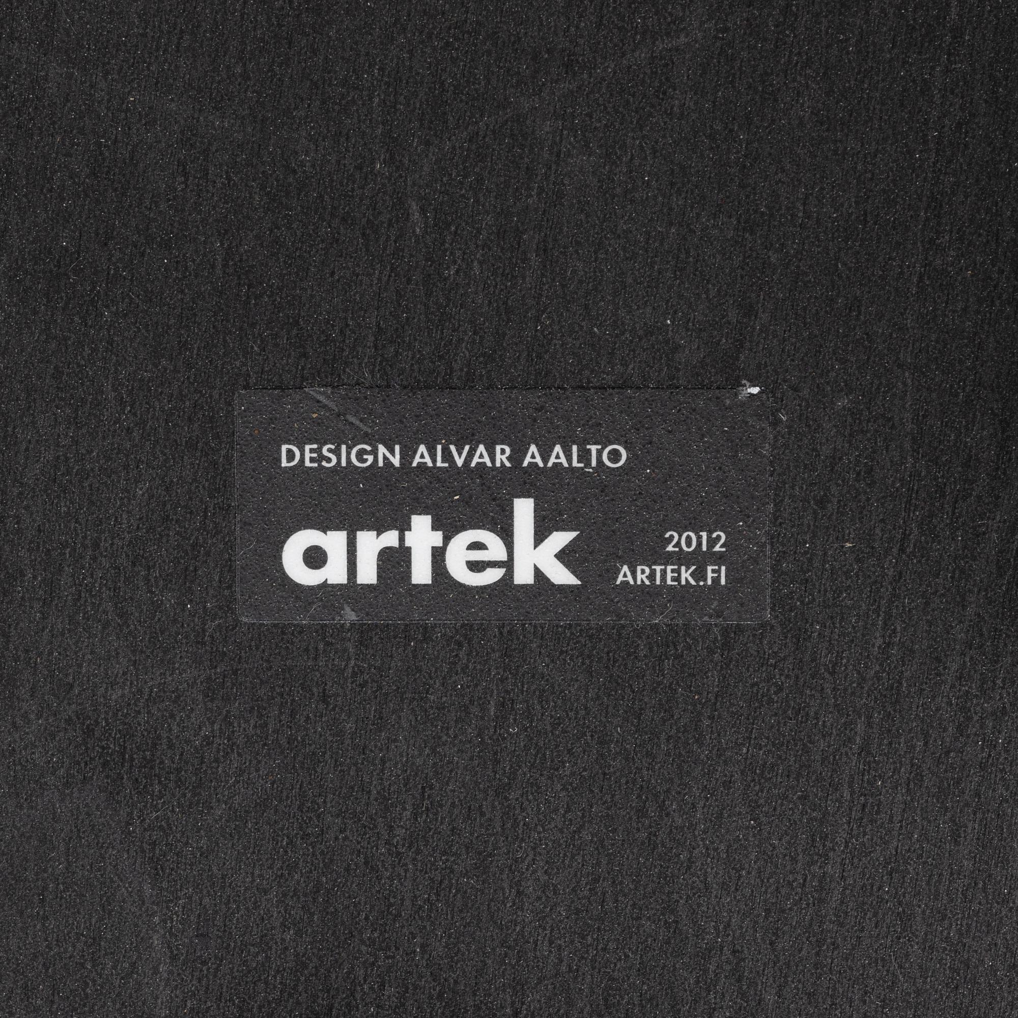 A set of four bar stools, model 64, Artek, Finland 2012 and 2013.