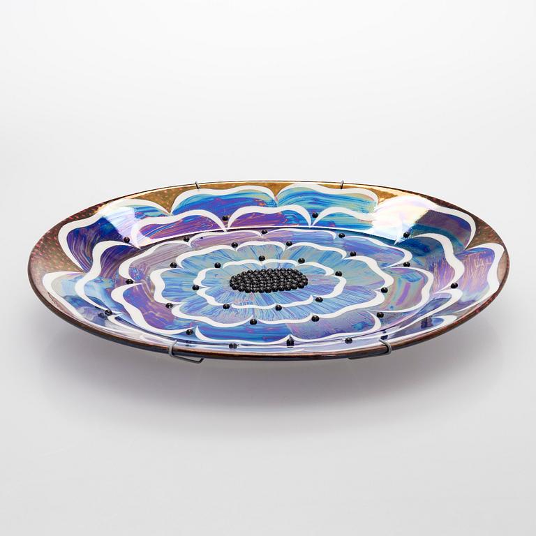 Birger Kaipiainen, decorative plate, 'Florence'-series, signed Birger Kaipiainen, Arabia Finland.