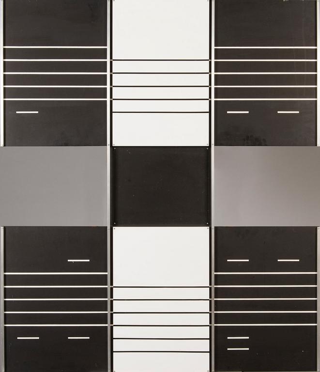 VLADIMIR KOPTEFF, oil on MDF, aluminium, plexi glas, a tergo signed and dated 2000.