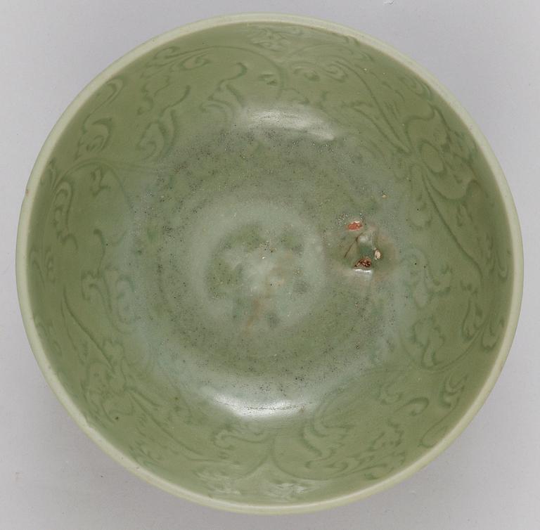 A celadon bowl, Ming dynasty (1368-1644).