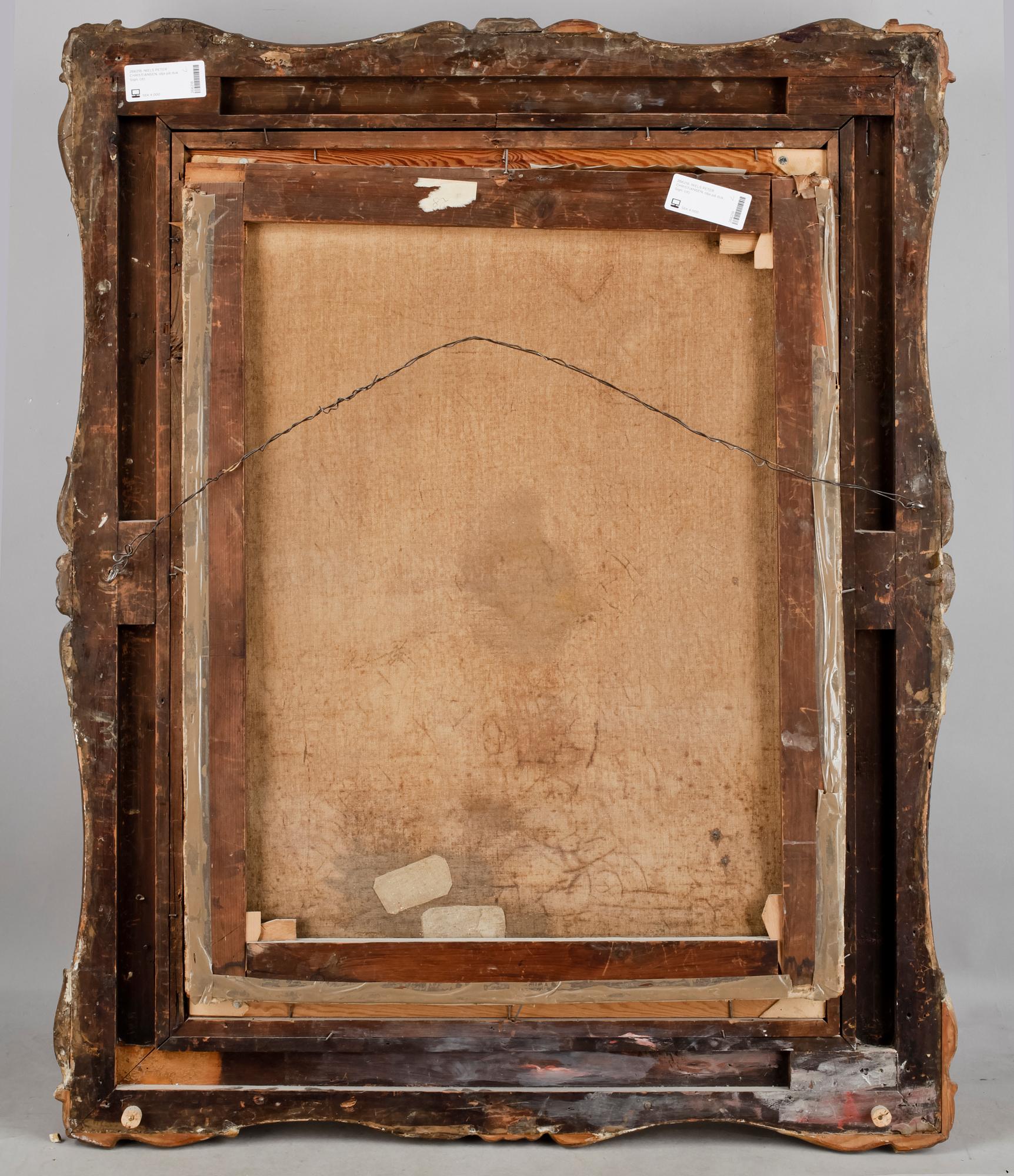 NIELS PETER CHRISTIANSEN, olja på duk. Sign.