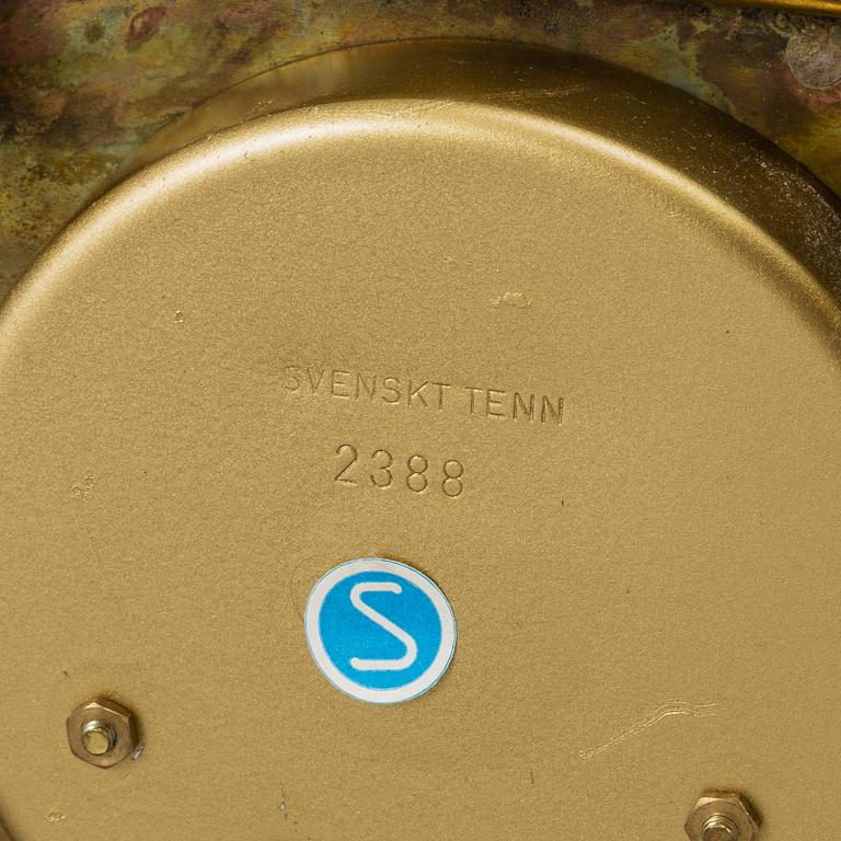 JOSEF FRANK, a model '2388' brass table lamp for Svenskt Tenn, Sweden.