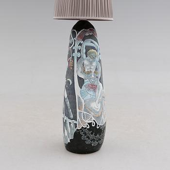 GOLVLAMPA, keramik, Marian Zawadzki, Tilgmans, 1959.