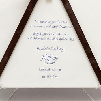 MAX WALTER SVANBERG,a porcelain wall plaque from Rörstrand, Limited Edition numbered 193/475.