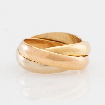Cartier, Ring "Trinity" 18K trefärgat guld.